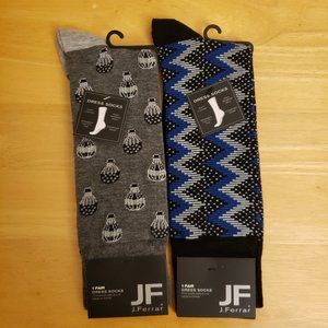 J Ferrar Dress Socks 2 Pairs
